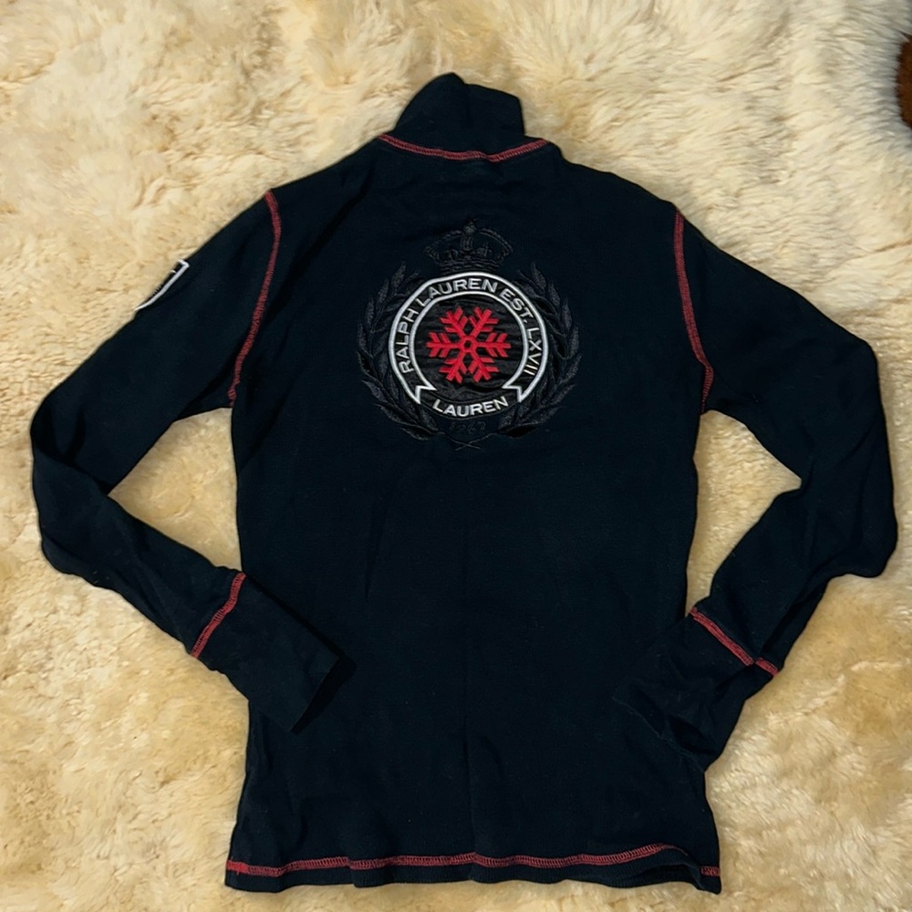 Ralph Lauren zip up sweater Small